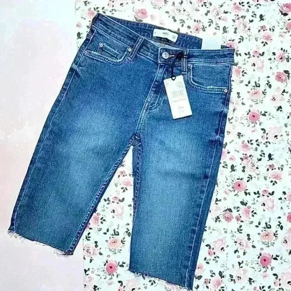 Mango Denim Bermuda Shorts - Picture 3 of 5